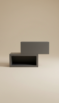 Lacquered Side Table With Storage